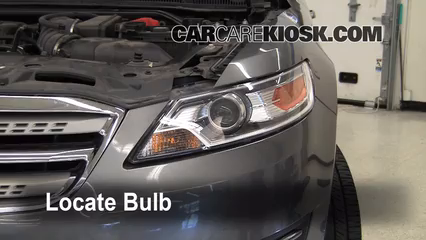 2011 Ford Taurus SEL 3.5L V6 Lights Headlight (replace bulb)